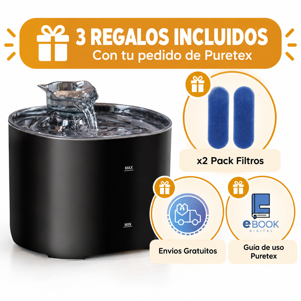 Puretex™-2.2L Fuente Premium